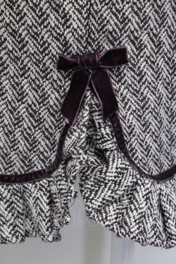 画像3: an another angelus / ツイードフリルタイトスカート  パープル T-25-03-31-031-CA-SK-SA-ZT160