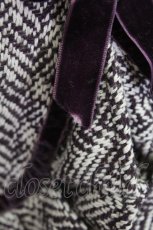 画像4: 【SALE】an another angelus / ツイードフリルタイトスカート  パープル T-25-03-31-031-CA-SK-SA-ZT160 (4)