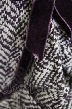 画像4: an another angelus / ツイードフリルタイトスカート  パープル T-25-03-31-031-CA-SK-SA-ZT160