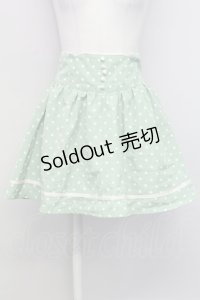 F i.n.t / ドットミニスカパン  グリーン T-25-03-31-032-CA-PA-SA-ZT