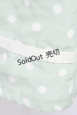 画像3: F i.n.t / ドットミニスカパン  グリーン T-25-03-31-032-CA-PA-SA-ZT