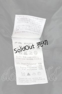 画像8: an another angelus / レオパードファー襟ショートコート  ブラック T-25-03-31-001-CA-CO-SA-ZT-C039