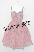 Angelic Pretty / Holy Lanternジャンパースカート  ワイン T-25-04-20-001-AP-OP-SA-ZI