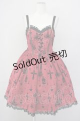 Angelic Pretty / Holy Lanternジャンパースカート  ワイン T-25-04-20-001-AP-OP-SA-ZI