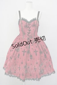 Angelic Pretty / Holy Lanternジャンパースカート  ワイン T-25-04-20-001-AP-OP-SA-ZI