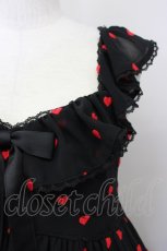 画像5: Angelic Pretty / Petit Heartジャンパースカート  黒ｘ赤 T-25-04-20-002-AP-OP-SA-ZI (5)