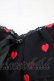 画像6: Angelic Pretty / Petit Heartジャンパースカート  黒ｘ赤 T-25-04-20-002-AP-OP-SA-ZI