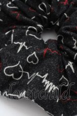 画像3: lilLilly / シュシュ  ブラック T-25-04-20-021-LO-ZA-SA-ZI (3)