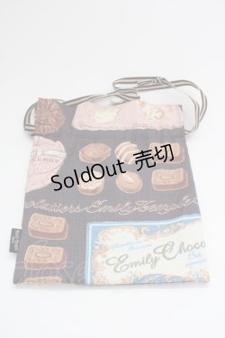 画像1: Emily Temple cute / G ショコラティエ巾着  ブラウン T-25-04-20-023-ET-ZA-SA-ZI