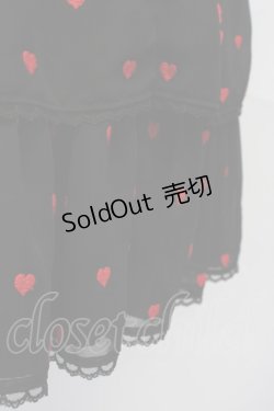 画像7: Angelic Pretty / Petit Heartジャンパースカート  黒x赤 T-25-04-20-002-AP-OP-SA-ZI