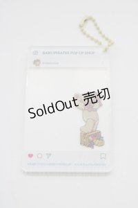 BABY,THE STARS SHINE BRIGHT / BABY/PIRATES POP-UP SHOPキーホルダー  クリア T-25-04-20-024-BA-ZA-SA-ZI