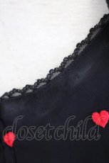 画像9: Angelic Pretty / Petit Heartジャンパースカート  黒ｘ赤 T-25-04-20-002-AP-OP-SA-ZI (9)