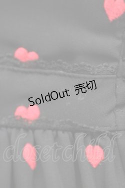 画像10: Angelic Pretty / Petit Heartジャンパースカート  黒x赤 T-25-04-20-002-AP-OP-SA-ZI