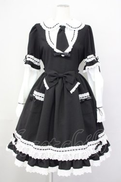 画像1: LIEF / LIEF in The Dreamワンピース  黒Ｘ白 T-25-04-20-003-LO-OP-SA-ZI