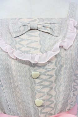 画像4: metamorphose /  Lace up dollヨーク切替ジャンパースカート  ピンク T-25-04-20-004-ME-OP-SA-ZI