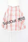 MILK / チェックスカパン  赤チェック T-25-04-20-008-ML-PA-SA-ZI