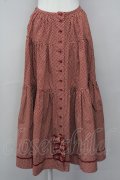KETTY / ドットリボンスカート  赤Ｘ白チェック T-25-04-20-009-EL-SK-SA-ZI