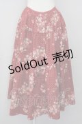 KETTY / フラワーブーケドットスカート  赤 T-25-04-20-010-EL-SK-SA-ZI