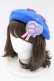 画像1: Angelic Pretty / ラッピングハートワッペンベレー  青 T-25-04-20-013-AP-AC-SA-ZI (1)