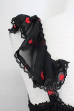 画像3: Angelic Pretty / Petit Heartジャンパースカート  黒ｘ赤 T-25-04-20-002-AP-OP-SA-ZI (3)