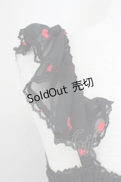 画像3: Angelic Pretty / Petit Heartジャンパースカート  黒x赤 T-25-04-20-002-AP-OP-SA-ZI