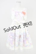 BABY,THE STARS SHINE BRIGHT / くみゃちゃんのKiraKira Sweets Halloween柄ジャンパースカートII  レモン T-25-04-21-019-BA-OP-SA-ZI