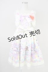 BABY,THE STARS SHINE BRIGHT / くみゃちゃんのKiraKira Sweets Halloween柄ジャンパースカートII  レモン T-25-04-21-019-BA-OP-SA-ZI