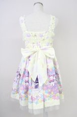 画像2: BABY,THE STARS SHINE BRIGHT / くみゃちゃんのKiraKira Sweets Halloween柄ジャンパースカートII  レモン T-25-04-21-019-BA-OP-SA-ZI (2)