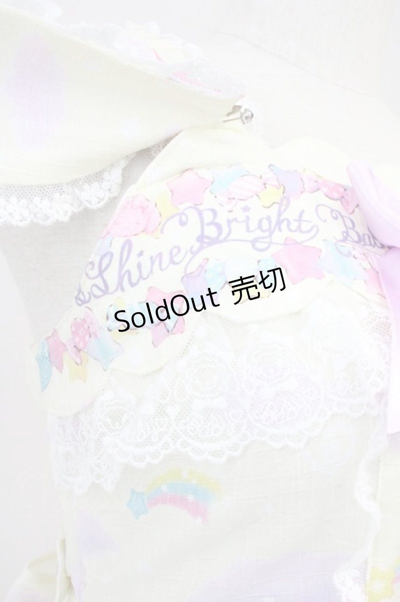 画像4: BABY,THE STARS SHINE BRIGHT / くみゃちゃんのKiraKira Sweets Halloween柄ジャンパースカートII  レモン T-25-04-21-019-BA-OP-SA-ZI (4)