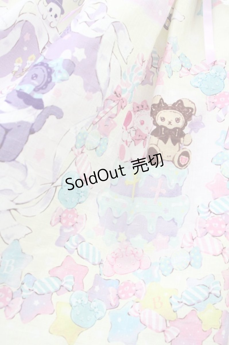 画像7: BABY,THE STARS SHINE BRIGHT / くみゃちゃんのKiraKira Sweets Halloween柄ジャンパースカートII  レモン T-25-04-21-019-BA-OP-SA-ZI (7)