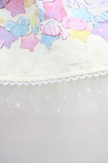 画像8: BABY,THE STARS SHINE BRIGHT / くみゃちゃんのKiraKira Sweets Halloween柄ジャンパースカートII  レモン T-25-04-21-019-BA-OP-SA-ZI (8)