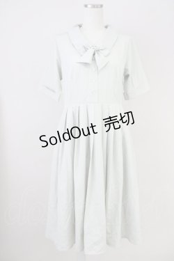 画像1: Fi.n.t / スカーフタイ使いワンピース  ミント T-25-04-21-020-CA-OP-SA-ZI