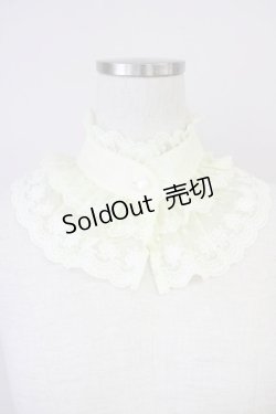 画像1: La poesie de camelia / Miss Cocoレースチョーカー  生成り T-25-04-21-024-LO-AC-SA-ZI