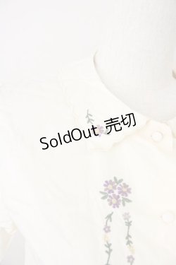 画像3: Fi.n.t / フロント小花刺繍ブラウス  アイボリー T-25-04-21-004-CA-BL-SA-ZI