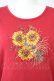 画像3: KETTY / ひまわり刺繍タンク  赤Ｘ黄色 T-25-04-21-009-EL-TO-SA-ZI (3)