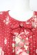 画像3: KETTY / フラワーブーケドットブラウス  赤 T-25-04-21-010-EL-BL-SA-ZI