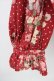 画像5: KETTY / フラワーブーケドットブラウス  赤 T-25-04-21-010-EL-BL-SA-ZI