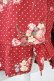 画像6: KETTY / フラワーブーケドットブラウス  赤 T-25-04-21-010-EL-BL-SA-ZI
