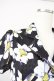 画像3: axes femme / 花柄レトロシャツワンピース  黒Ｘ白 T-25-04-21-013-AX-OP-SA-ZI