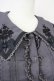 画像6: axes femme POETIQUE / 薔薇ブーケ刺繍入りブラウス  グレー T-25-04-21-014-AX-BL-SA-ZI