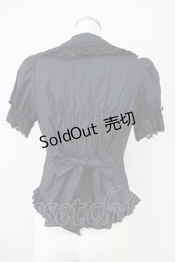 画像2: MAM MAXICIMAM / マジカルクラウン刺繍ブラウス  黒 T-25-04-21-015-LO-BL-SA-ZI