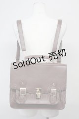 Amavel / カギ付A4サッチェルバッグ  ブラウン T-25-04-23-022-CA-BG-SA-ZI
