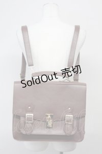 Amavel / カギ付A4サッチェルバッグ  ブラウン T-25-04-23-022-CA-BG-SA-ZI