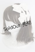 BABY,THE STARS SHINE BRIGHT / 2個リボンカチューシャ  生成り T-25-04-23-028-BA-AC-SA-ZT