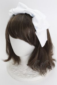 LOLITAその他(お買取対象外) / リボンカチューシャ  白Ｘグレー T-25-04-23-029-LO-AC-SA-ZT