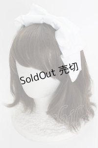 LOLITAその他(お買取対象外) / リボンカチューシャ  白Ｘグレー T-25-04-23-029-LO-AC-SA-ZI
