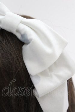 画像2: LOLITAその他(お買取対象外) / リボンカチューシャ  白Ｘグレー T-25-04-23-029-LO-AC-SA-ZT