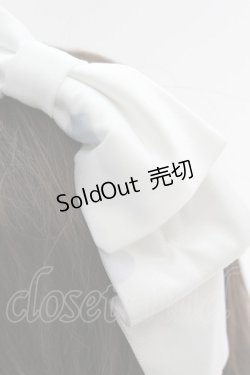 画像2: LOLITAその他(お買取対象外) / リボンカチューシャ  白Ｘグレー T-25-04-23-029-LO-AC-SA-ZI