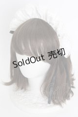 LOLITAその他(お買取対象外) / フリルリボンカチューシャ  アイボリーＸ黒 T-25-04-23-030-LO-AC-SA-ZI
