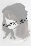 BABY,THE STARS SHINE BRIGHT / はしごレースのスピンドールヘッドドレス  黒ｘ黒 T-25-04-23-033-BA-ZA-SA-ZT